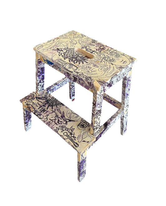 Stencil Stool